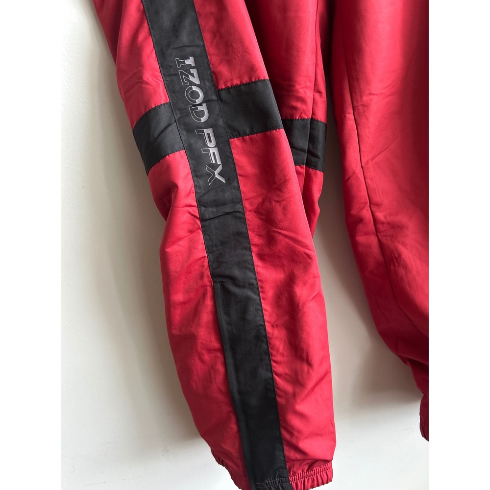 Izod Red PerformX Track Pants Mens XL - Picture 6 of 9